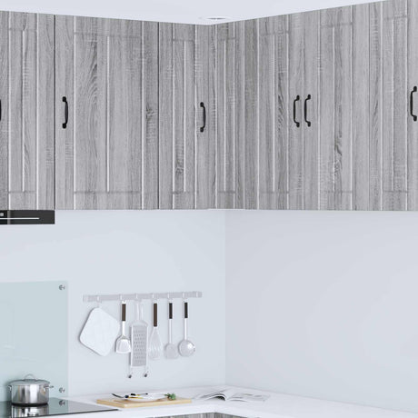 Vidaxl wandhoekkast lucca grijs sonoma 57 x 57 x 80 cm bewerkt hout