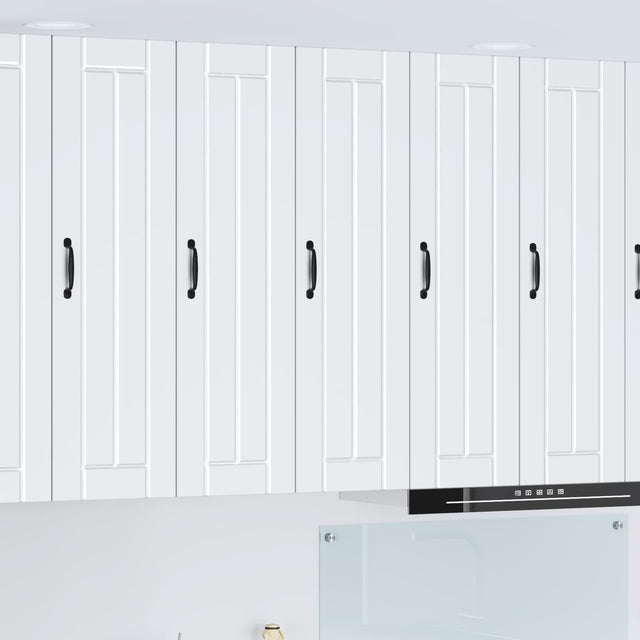Vidaxl wandkast lucca wit 30 x 31 x 100 cm bewerkt hout