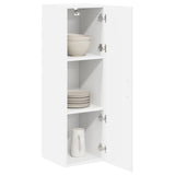 Vidaxl wandkast lucca wit 30 x 31 x 100 cm bewerkt hout