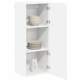 Vidaxl wandkast lucca hoogglans wit 40 x 31 x 100 cm bewerkt hout