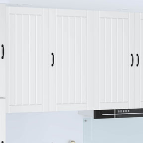 Vidaxl wandkast lucca wit 50 x 31 x 100 cm bewerkt hout