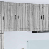 Vidaxl wandkast lucca grijs sonoma 50 x 31 x 100 cm bewerkt hout