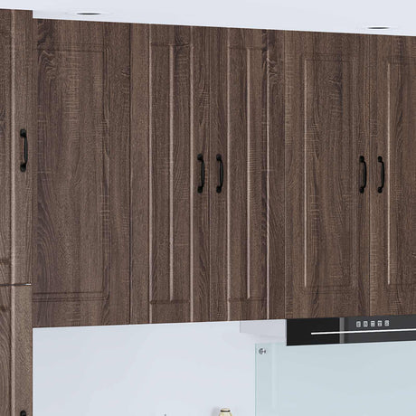 Vidaxl wandkast lucca bruin eiken 60 x 31 x 100 cm bewerkt hout