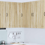 Vidaxl wandhoekkast lucca sonoma eiken 57 x 57 x 100 cm bewerkt hout