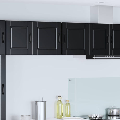 Vidaxl wandkast porto zwart 40 x 31 x 40 cm bewerkt hout