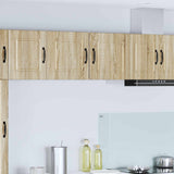Vidaxl wandkast porto 2 st sonoma eiken bewerkt hout