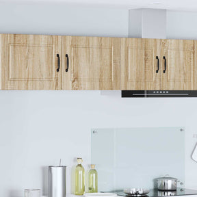 Vidaxl wandkast porto 2 st sonoma eiken bewerkt hout