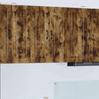 Vidaxl wandkast porto gerookt eiken 30 x 31 x 80 cm bewerkt hout