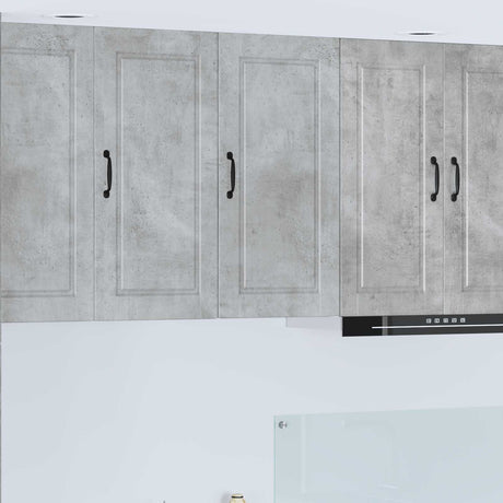 Vidaxl wandkast porto beton grijs 40 x 31 x 80 cm bewerkt hout