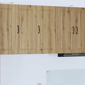 Vidaxl wandkast porto artisan eiken 40 x 31 x 80 cm bewerkt hout