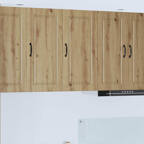 Vidaxl wandkast porto artisan eiken 40 x 31 x 80 cm bewerkt hout
