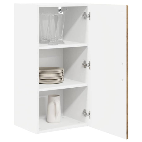 Vidaxl wandkast porto artisan eiken 40 x 31 x 80 cm bewerkt hout