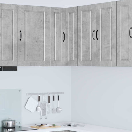 Vidaxl wandhoekkast porto beton grijs 57 x 57 x 80 cm bewerkt hout