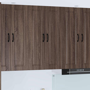 Vidaxl wandkast porto bruin eiken 60 x 31 x 100 cm bewerkt hout