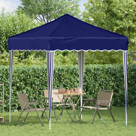 Vidaxl pop-up partytent 195 x 195 x 245 cm blauw oxford stof