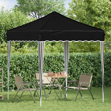 Vidaxl pop-up partytent 195 x 195 x 245 cm zwart oxford stof
