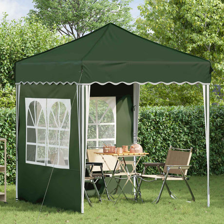 Vidaxl pop-up partytent 195 x 195 x 245 cm groen oxford stof