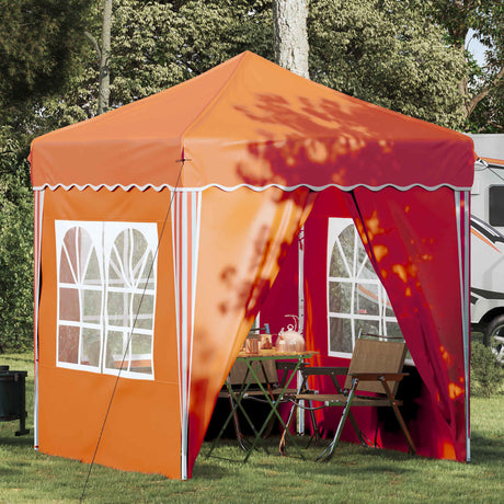 Vidaxl pop-up partytent 195 x 195 x 245 cm oranje oxford stof