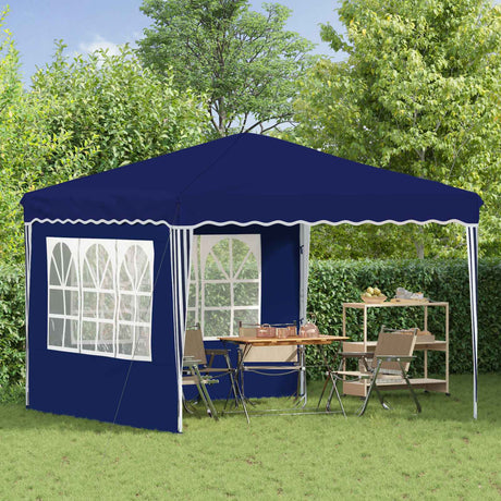 Vidaxl pop-up partytent 288 x 288 x 245 cm blauw oxford stof