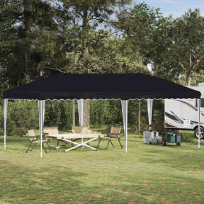 Vidaxl pop-up partytent 575 x 290 x 245 cm antraciet