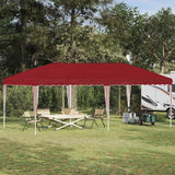 Vidaxl pop-up partytent 575 x 290 x 245 cm bordeauxrood