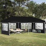 Vidaxl pop-up partytent 575 x 289 x 245 cm zwart