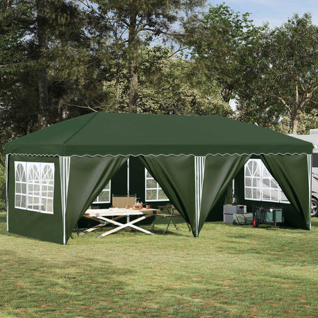 Vidaxl pop-up partytent 575 x 288 x 245 cm groen