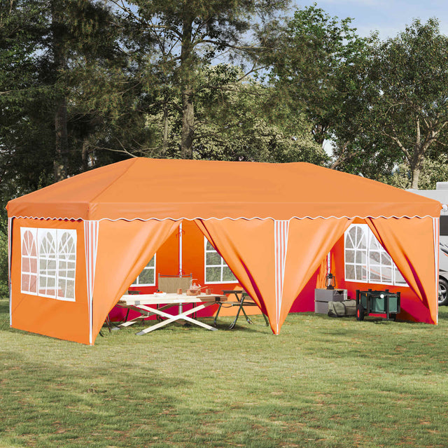 Vidaxl pop-up partytent 575 x 288 x 245 cm oranje