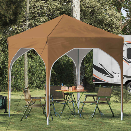 Vidaxl pop-up partytent 194 x 194 x 245 cm beige