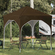 Vidaxl pop-up partytent 194 x 194 x 245 cm taupe
