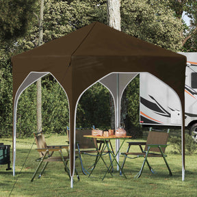 Vidaxl pop-up partytent 194 x 194 x 245 cm taupe