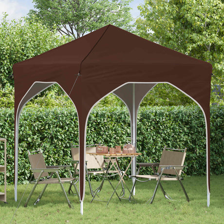 Vidaxl pop-up partytent 194 x 194 x 245 cm bruin