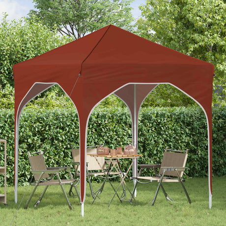Vidaxl pop-up partytent 194 x 194 x 245 cm terracotta