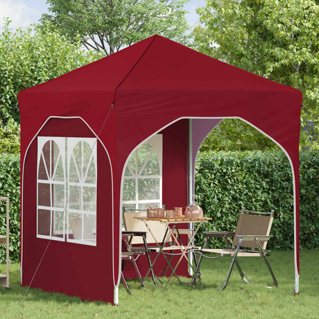 Vidaxl pop-up partytent 192 x 192 x 245 cm bordeauxrood
