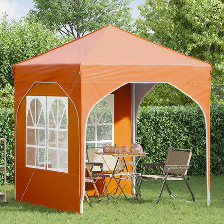 Vidaxl pop-up partytent 192 x 192 x 245 cm oranje