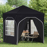 Vidaxl pop-up partytent 192 x 192 x 245 cm antraciet