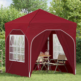 Vidaxl pop-up partytent 192 x 192 x 245 cm bordeauxrood