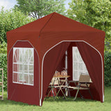 Vidaxl pop-up partytent 192 x 192 x 245 cm terracotta