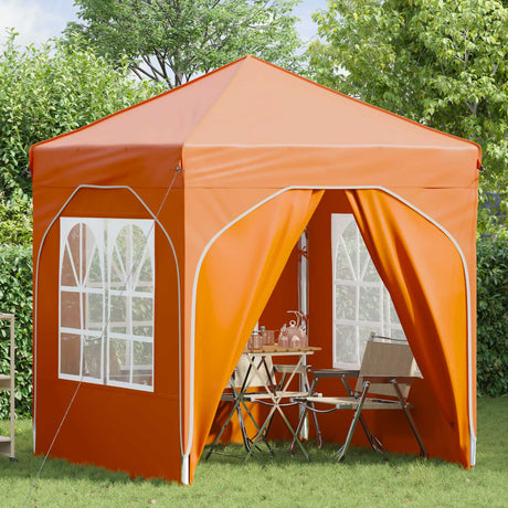 Vidaxl pop-up partytent 192 x 192 x 245 cm oranje