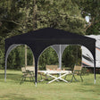Vidaxl pop-up partytent 290 x 290 x 245 cm antraciet
