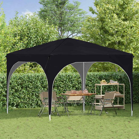 Vidaxl pop-up partytent 290 x 290 x 245 cm antraciet