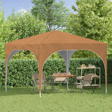 Vidaxl pop-up partytent 290 x 290 x 245 cm beige