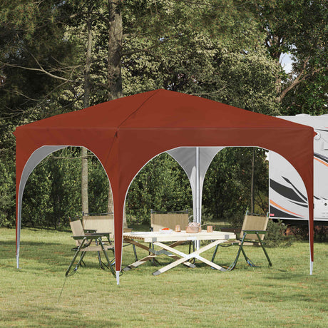 Vidaxl pop-up partytent 290 x 290 x 245 cm terracotta