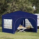 Vidaxl pop-up partytent 290 x 290 x 245 cm blauw