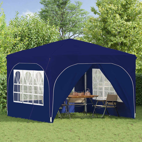 Vidaxl pop-up partytent 290 x 290 x 245 cm blauw