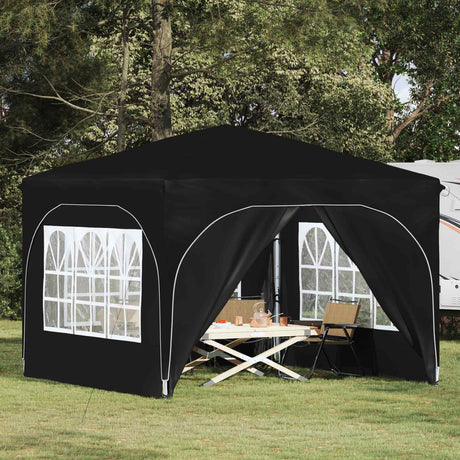 Vidaxl pop-up partytent 290 x 290 x 245 cm zwart