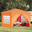 Vidaxl pop-up partytent 290 x 290 x 245 cm oranje