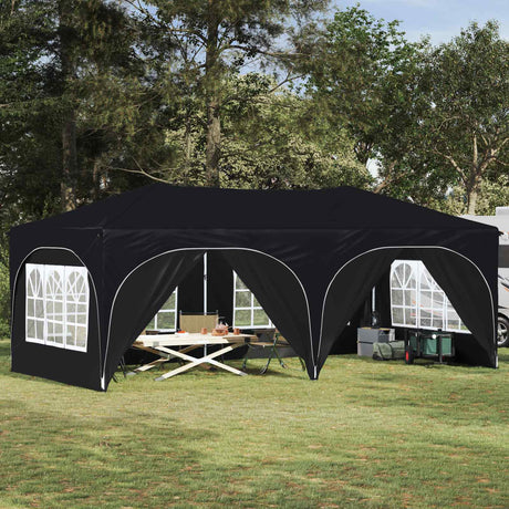 Vidaxl pop-up partytent 575 x 288 x 245 cm antraciet oxford stof