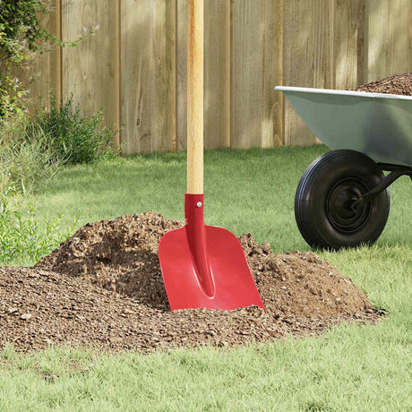Vidaxl schep hoofd 4 st rood 32 x 24,5 cm gepoedercoat staal