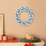 Vidaxl kerstbal kransen 2 st zilver 33 x 33 x 7 cm polystyreen